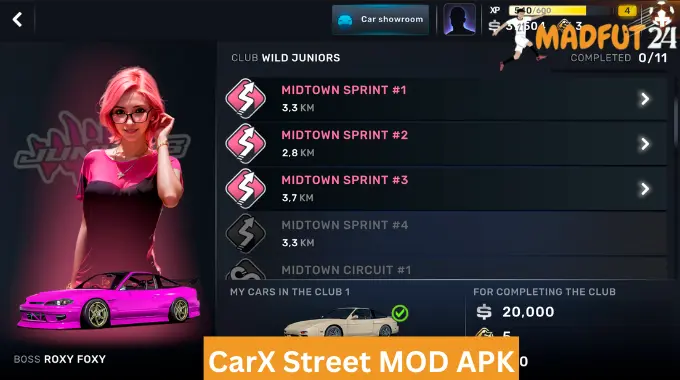 Carx street mod apk andriod
