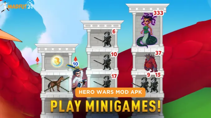 hero wars mod apk (unlimited money and gems)