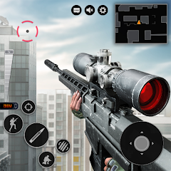 sniper 3d mod apk logo mod menu